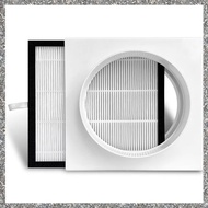 Fresh Air System Purification Box Duct Air Filter HEPA Ventilation for PVC PE Pipes Air Filter Scree
