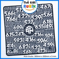 [Tặng chốt Timer] Thảm Rubik Gan Timer Mat. Thảm Lót Luyện Tập Xoay Rubic Chuyên Dụng Chống Xước Vip