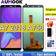 Good 6.0"AMOLED Display For Samsung Galaxy A7 2018 LCD Display Touch