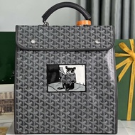 [Zivy Boutique] High-Quality Imported Cowhide Backpack Handbag Large-Capacity Travel Backpack