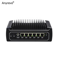 Fanless Quad Core Mini PC Intel i5-8250U with 6 Intel i211 / i210 Gigabit LAN 2 DDR4 HDMI 4 USB 3.0 