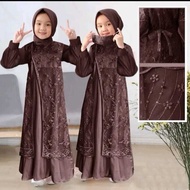 Bj Gmos Amak Age 1 2 3 4 5 To 15 Years Children's Ghamis 2026 Games Ank Idhul Fitri Gamis Age 4-15 D