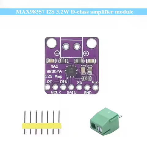 MAX98357 I2S 3.2W D-class Amplifier Module Without Filter Breakout Interface Dac Decoder for Audio E