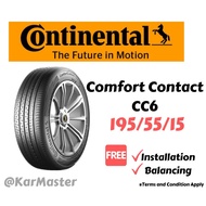 195/55/15 Continental CC6 Tyre (with installation)