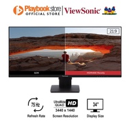 ViewSonic VA3456-MHDJ UltraWide 34" QHD 3440 x 1440 75Hz LED IPS Technology 4ms AMD FreeSync Monitor