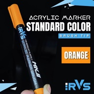 RVS marker - acrylic marker soft tip - gundam marker - orange