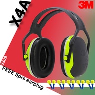 3M X4A Peltor X4 Series Over-The-Head Safety Ear Muff/ Earmuff/ Single Rating Number (SNR) 33 dB/ 23