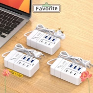 FAVORITEGOODS Charger Dock, 6-Ports Fast Charging USB Charger Station, Portable 35W PD Type C Multif