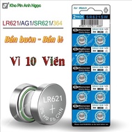AG1 / LR621 / SR621SW / 364 / 364A / L621F Battery - Pack of 10