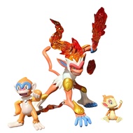 Anime Figure Blaziken Evolution Set Mega Blaziken Model Figurine Trendy Collectible Anime Action Fig