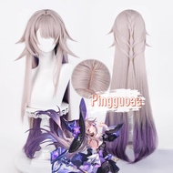 Honkai: Star Rail The Herta Cosplay Wig 100cm Long Gradient Heat Resistant Synthetic Hair