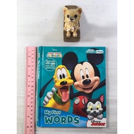 Mickey Mouse Clubhouse My First Words English Book (Secondhand Hardcover)