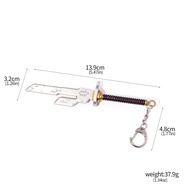 Fushiguro Toji Inverted Spear of Heaven Keychain Jujutsu Kaisen Nanami Kento Pendant Key Chain for M