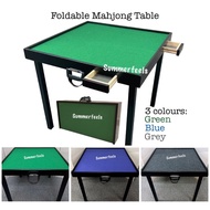 Foldable Mahjong Table 83 x 83cm  Solid wood, Portable
