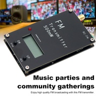 2000M 0.5W Adjustable Frequency FM Transmitter Frequency LCD Display Stereo Digital 76-108MHz Radio 