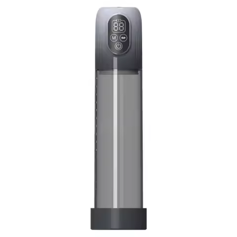 Male Vibrator Waterproof Digital Display Penile Trainer Masturbation Cup Enlarge Water Bath Exercise