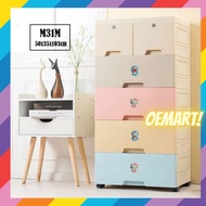 🏭 READY STOCK 🏭 Nordic Diy Kid Baby Drawer Cabinet Storage Baby Baju Cloth Rack Almari Perabut Furniture Jualan Murah