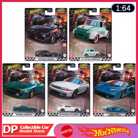 Ship Now, Mattel Hot Wheels Car Boulevard 20 2024 Mix 2 GJT68 V Case Toyota Mitsubishi Nissan GTR 1/