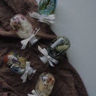 【可客製】浮游花 送禮 水晶球 含夜燈