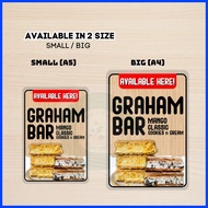▬ ♞ ✓ Laminated - Graham Signage l Graham Bar Signage l Graham Balls Signage