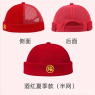 One year old hat boy baby 2025 boy catch week Landlord hat Spring Autumn National Style One-year-old