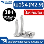 Express Delivery No. 4 M2.9 Stainless Steel 304 Screw Release Thread Round Head Pan Pointed Tip Nut 