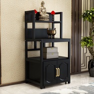 HY/💯Buddha Niche Clothes Closet Cabinet Buddha Shrine Altar Altar Home Modern Simple Economical Worship Table with Door