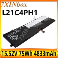 7XINbox L21C4PH1 15.52V 75Wh 4833mAh OEM Battery For Lenovo Yoga Slim 9-14IAP7 82T0 82T1 Series L21M