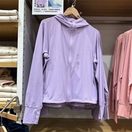 ☈ UNIQLO 2023 Summer Womens UV Protection Hooded Sunscreen Quick-Drying Zipper Cardigan Jacket Y4575