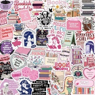 200PCS Book Stickers for Kindle, Romance Bookish Sticker Pack for Readers Adult, Holographic Vinyl D