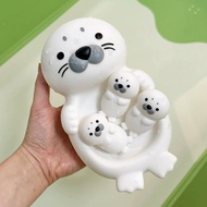 Children's Bathroom Floating Animal Otter Sealed Floating Infant Play Bathing Toy Water Toy C6p0