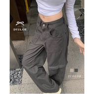 Dyia.or | Who Wears Thin American Retro Pocket Denim Overalls (2color)