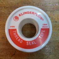 TERLARIS SEAL TAPE KLINGERFLON 25MM / TAPE PEREKAT 25 MM / PTFE THREAD 1" | READY