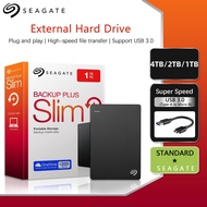 ฮาร์ดดิสก์ภายนอก Seagate HardDisk External ความจุ 4TB/2TB/1TB ความเร็วสูง รองรับ USB 3.0 External Ha