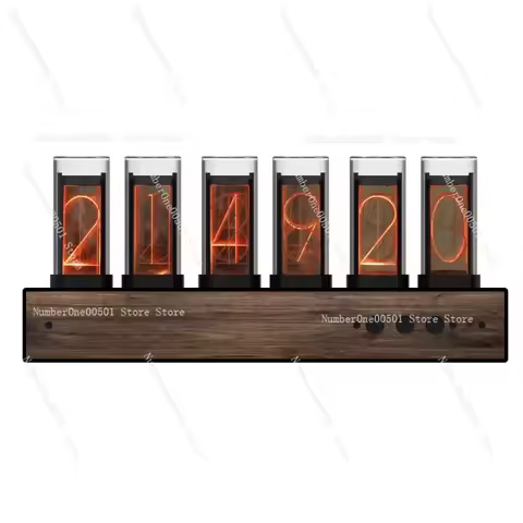 Nixie Tube Clock World Line Divergence Meter Steins Gate Theme Creative Gift Model