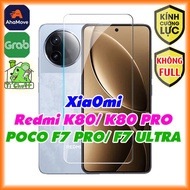 [Not FULL] CL Xia0mi Redmi K80 PRO/ K80- POCO F7 PRO/ F7 ULTRA Tempered Glass 2.5D-9H-0.26mm