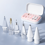 Bộ 6 đầu bút Apple Pencil 1/2 Gen & Pro 3 mức độ kháng lực Ngòi bút mềm đa năng cho iPad Pro 2025-20