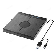 7-in-1 USB 3.0 Type C External CD DVD RW ออปติคอลไดรฟ์อ่านเครื่องเล่น DVD มัลติฟังก์ชั่นไดรฟ์สำหรับ