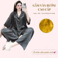 HCM HCM HCM | Women's pajamas with printed brocade sleeves