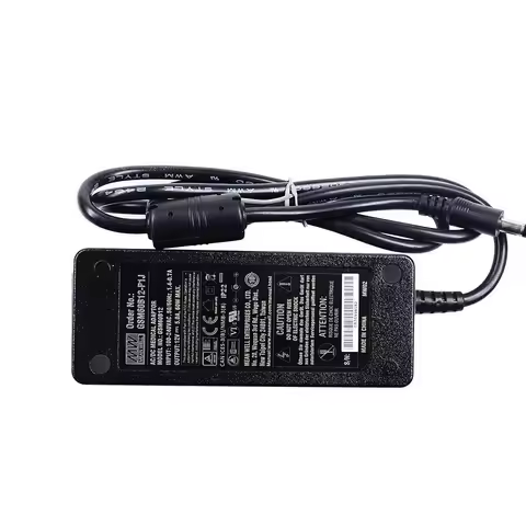 Mean Well GSM60B-P1J medical-grade adapter available in 05/07/09/12/15/18/24/48V voltages