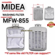 Midea MFW-855 Washing Machine Accessories Washing Cover + Filter mesh For MFW-855 MFW855