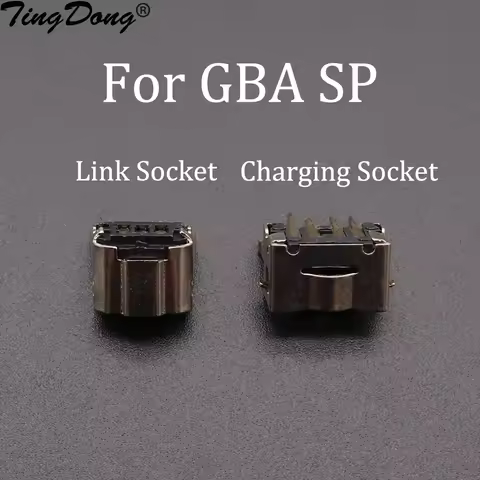 2PCS /Lot Game Link Connect Jack power Jack Socket Charger Dock Port Connector charging socket For D