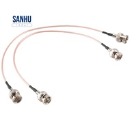 2Pcs 3G HD SDI Cable BNC Cable 30cm 75 Ohm for Cameras  Video Equipment Supports HD-SDI 3G-SDI 4K 8K