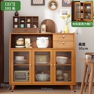 SFYuansiyi Wall-Mounted Sideboard Cabinet Home Kitchen Cupboard Cupboard New Chinese Style Locker Living Room Tea Cabine