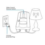 220V Foot Dimmer Switch Foot Operated LED Dimmer Switch Full Range Inline Slide Control Switch for F