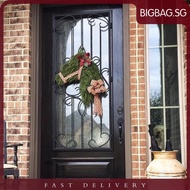 [bigbag.sg] Christmas Garlands Big Metal Wreath Home Wall Decor Easy Installation for Garden