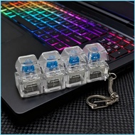 RUN 4-Key Mechanical Keyboard Clicks Toy Keycap Tester With Multicolor LED Lights