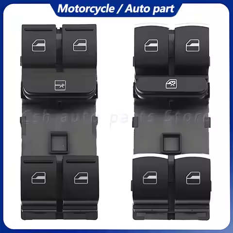 1K4959857B Electric Power Master Window Switch Button For VW Golf 5 Golf 6 Jetta MK5 Mk6 Tiguan Tour