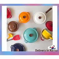 Korea cookware EJIRY color collection enamel pots 16cm 18cm 20cm 22cm / cooking pan / cooking pot