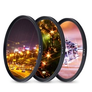 JJC 58mm Variable Star Filter Cross Screen Starburst Filter Kit for Canon EF-S 18-55mm f3.5-5.6 for 